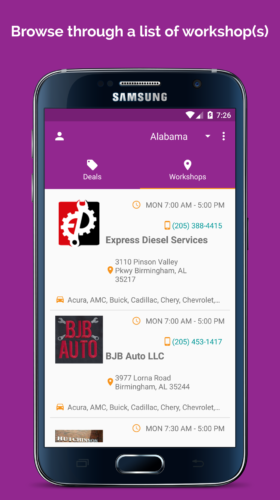 Discover auto mechanic by browsing through the list